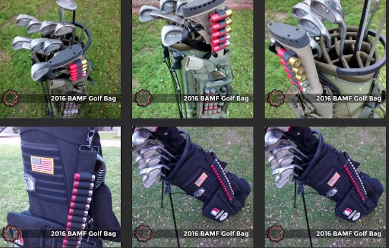 BAMF golf and gun bag