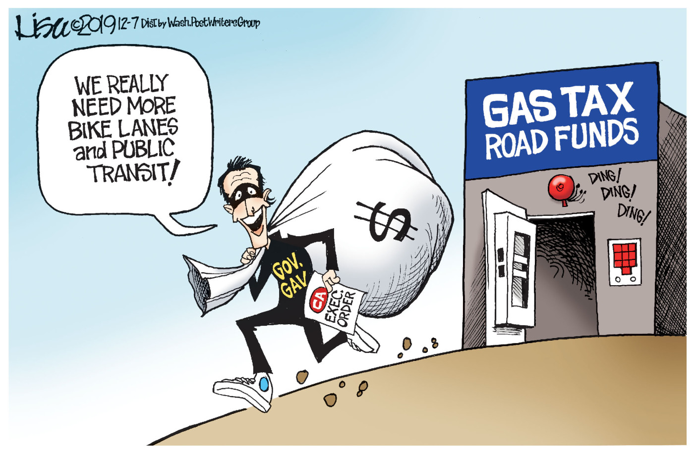 Newsom Robbing Gas Tax