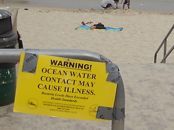 Ocean Water Warning