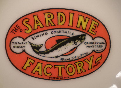 Sardine Factory ashtray Close