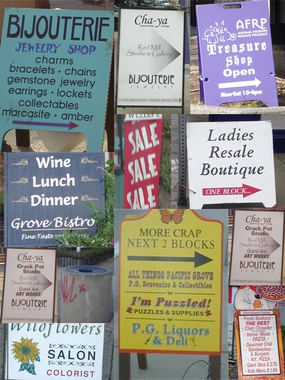 Sidewalk Sign Ugly Signs